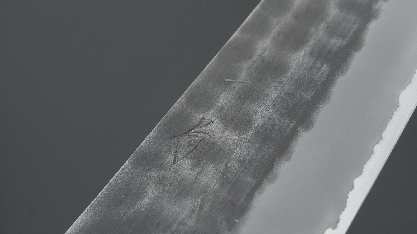 Hitohira Hinode Tsuchime Wit #2 Roestvrijstalen Gyuto 210mm Taihei Palissander Handvat