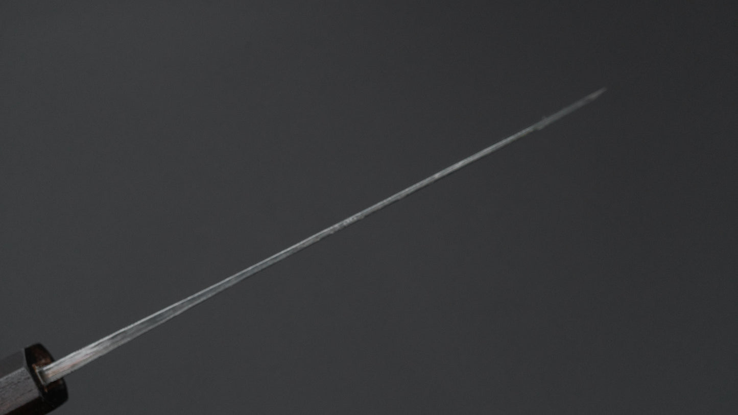 Hitohira Echizen NB White #2 Kurouchi Damascus Santoku 170mm Walnut Handle (Ziricote Ferrule)