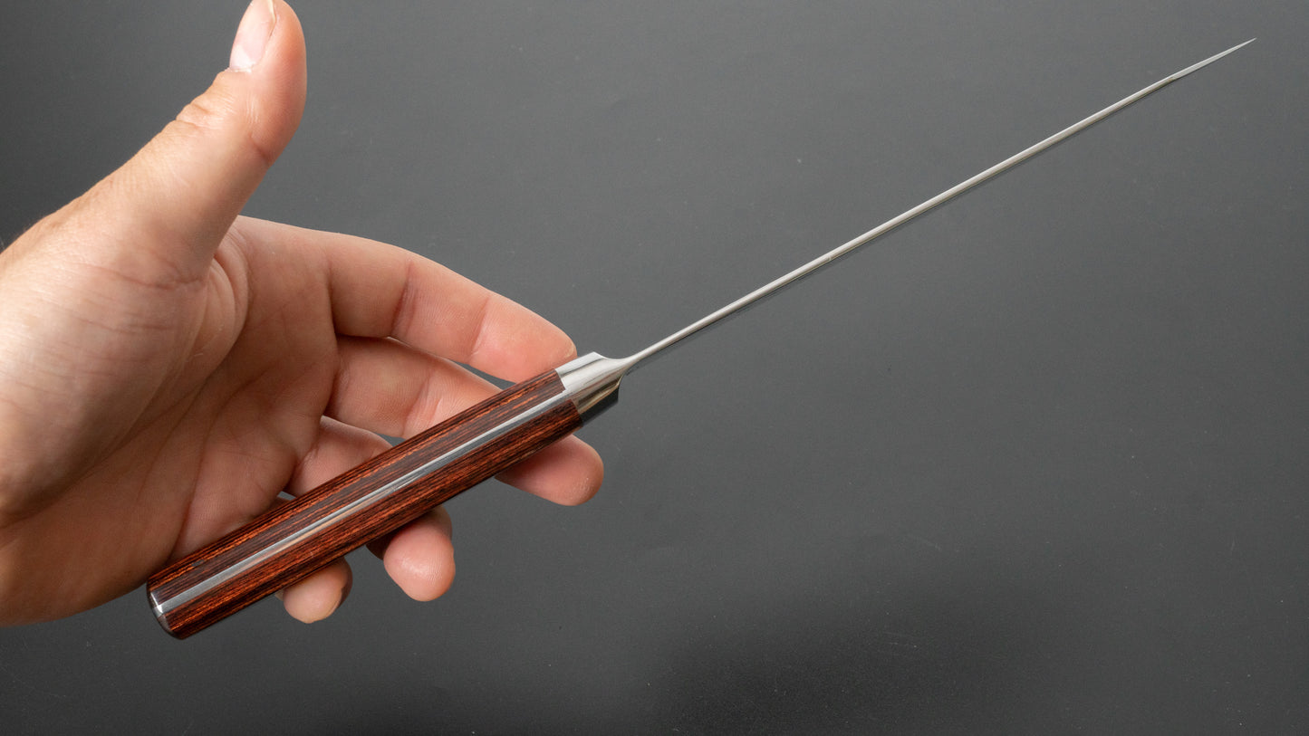 Hitohira KH RVS Bunka 180mm Imitatie Mahonie Handvat