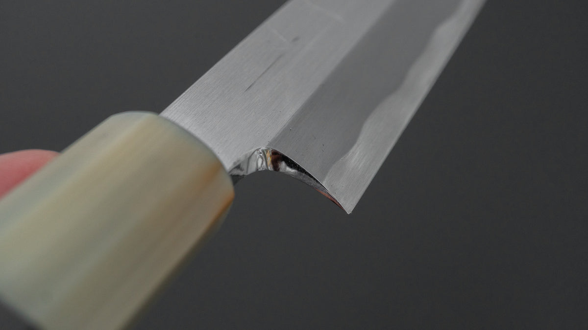 Hitohira Togashi White #1 Tachi Yanagiba 240mm Ebony Handle (Saya)