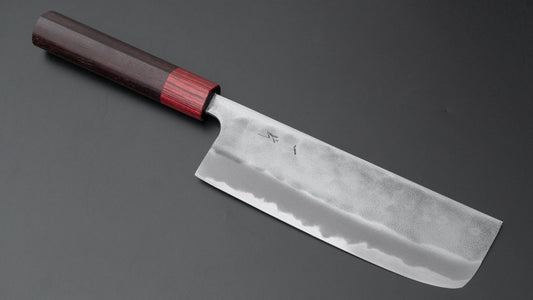 Hitohira YG Nashiji Wit #2 Nakiri 165 mm palissanderhouten handvat