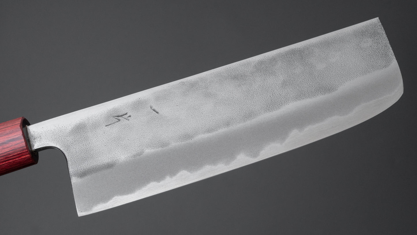 Hitohira YG Nashiji White #2 Nakiri 165mm Rosewood Handle