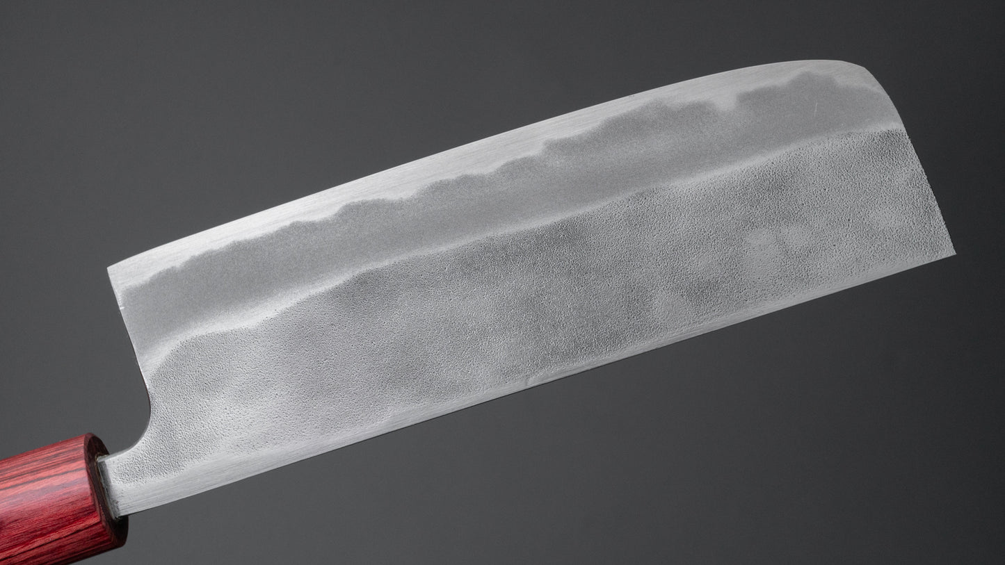 Hitohira YG Nashiji White #2 Nakiri 165mm Rosewood Handle