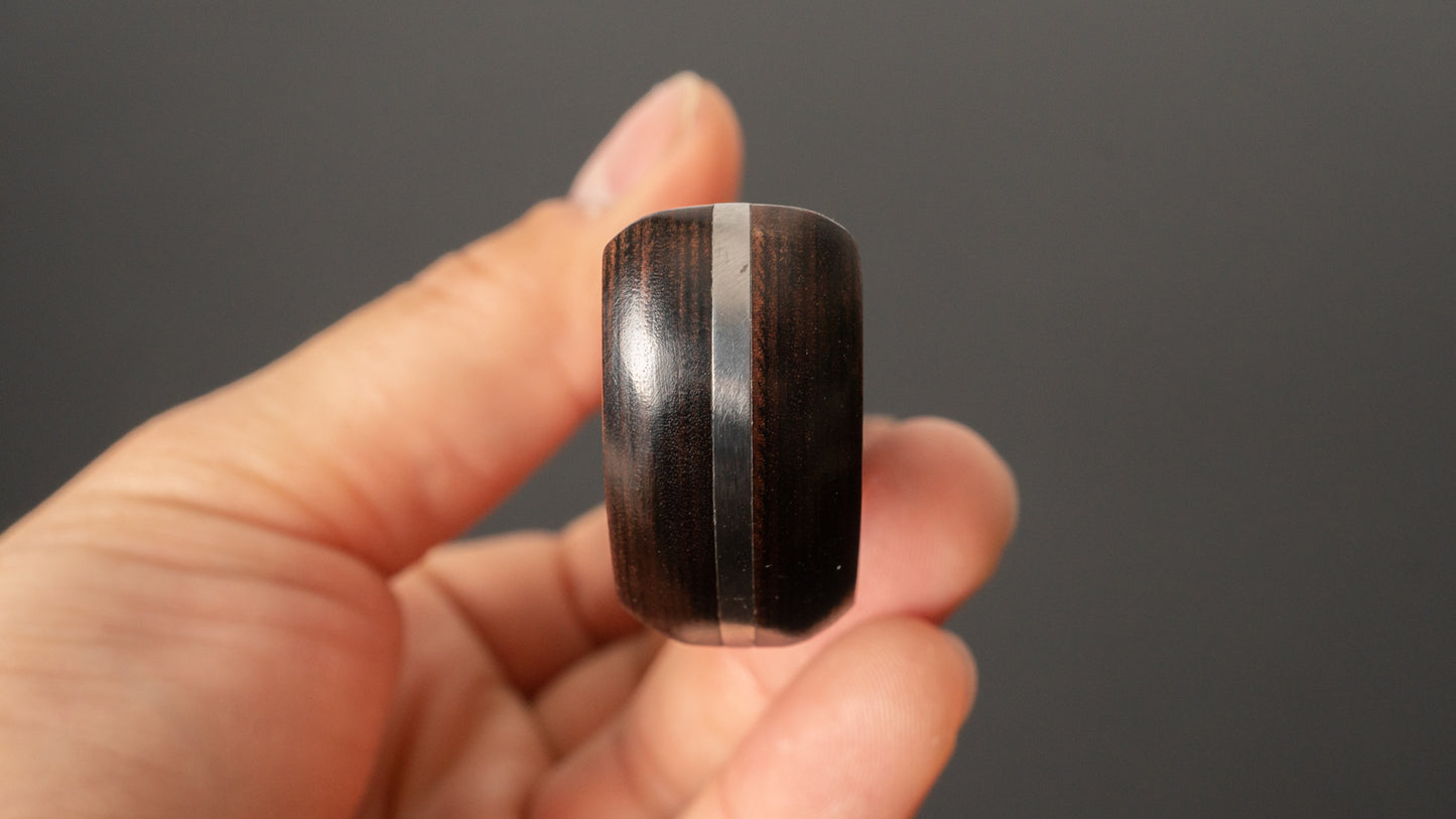 Hitohira KH RVS Bunka 180mm Imitatie Mahonie Handvat