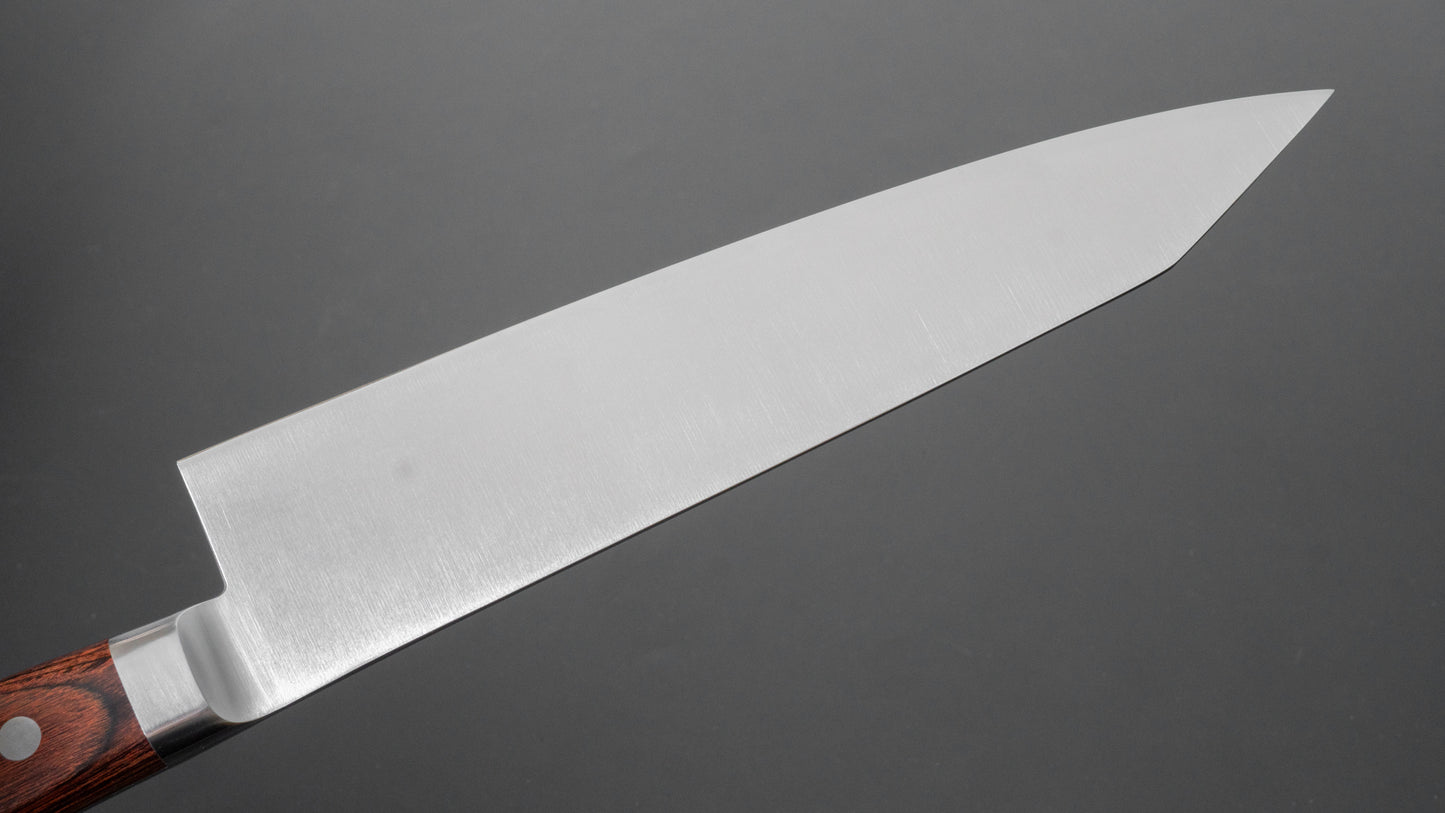 Hitohira KH roestvrij Kiritsuke Gyuto 210 mm imitatie mahoniehouten handvat