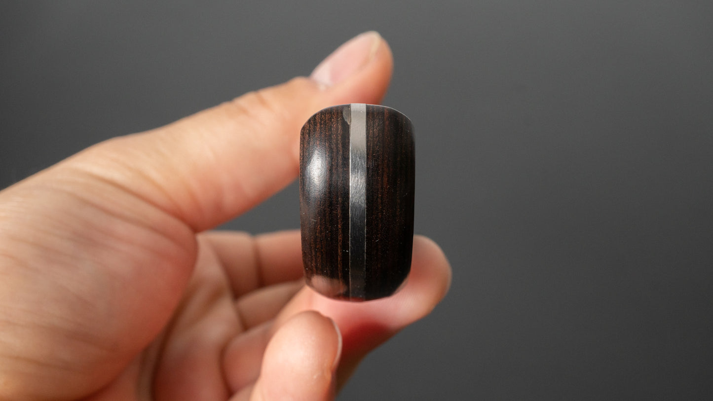 Hitohira KH roestvrij Kiritsuke Gyuto 210 mm imitatie mahoniehouten handvat