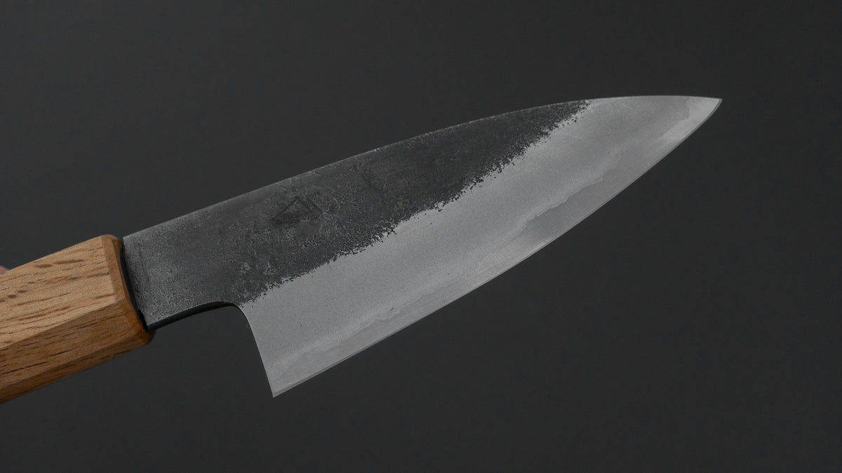 Hitohira Hinode Nashiji White #2 Stainless Clad Paring 90mm Wenge Handle