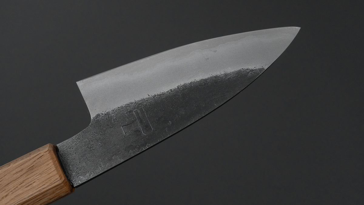Hitohira Hinode Nashiji White #2 Stainless Clad Paring 90mm Wenge Handle