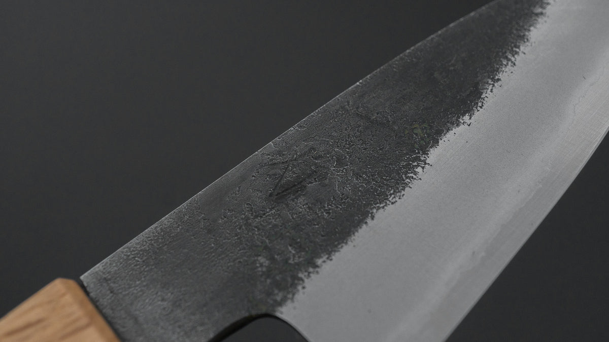 Hitohira Hinode Nashiji White #2 Stainless Clad Paring 90mm Wenge Handle