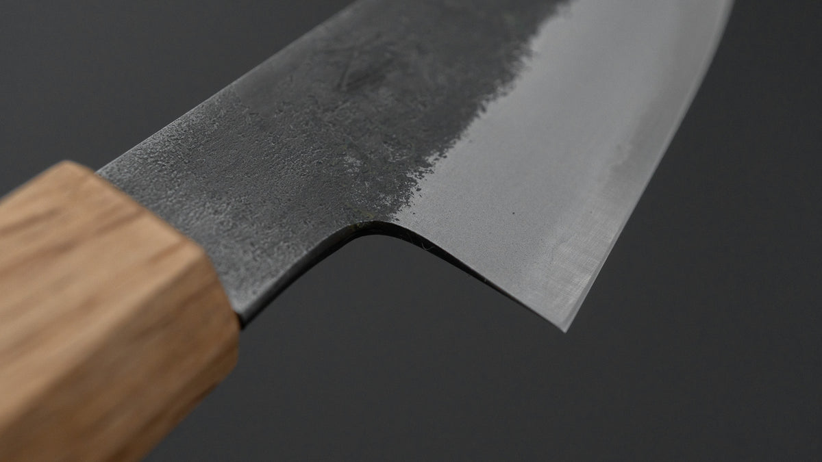 Hitohira Hinode Nashiji White #2 Stainless Clad Paring 90mm Wenge Handle
