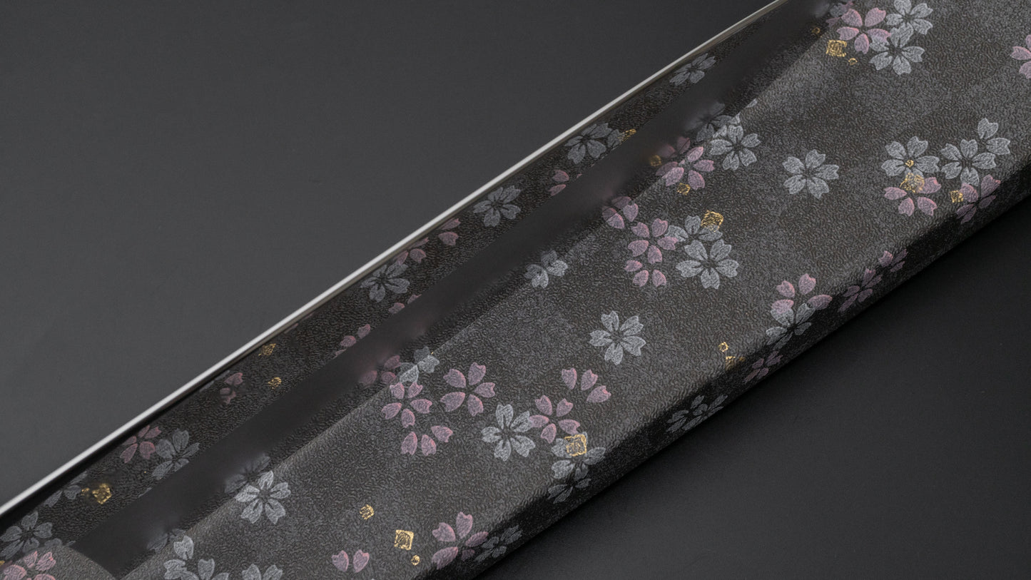 Hitohira Kikuchiyo Rou Silver #3 Mirror Polished Gyuto 240mm Ebony Handle