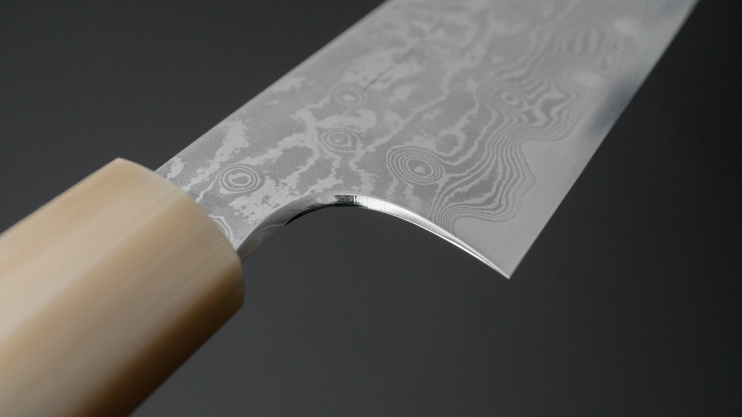 Hitohira Kikuchiyo Yohei VG-10 Damascus Gyuto 210mm Ebony Handle (Limited)