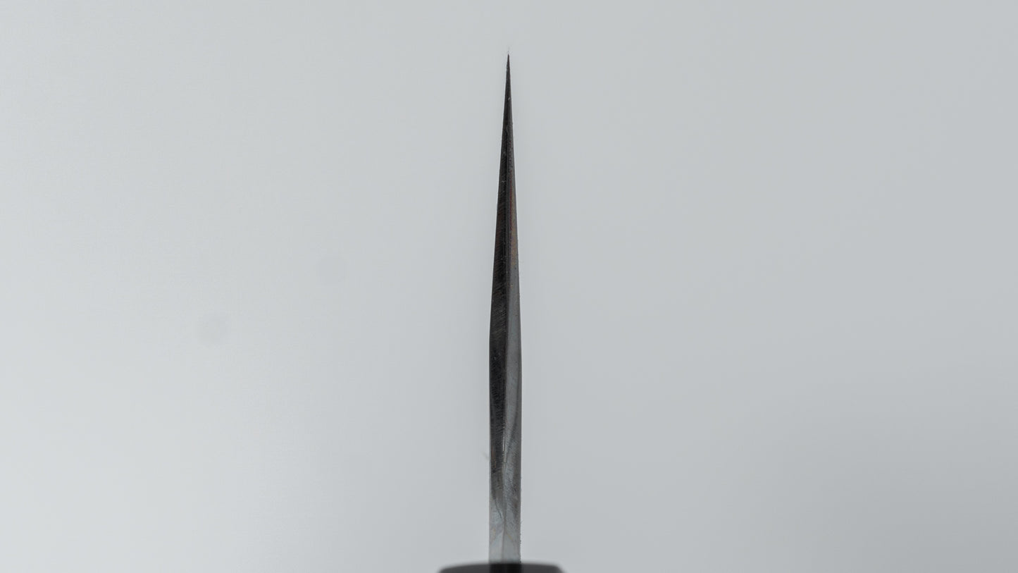 Hitohira Togashi Blue #1 Notaremon Mizu Honyaki Gyuto 240mm Kurokaki Persimmon Handle (#115/ Saya)