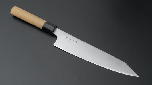 Hitohira KH Stainless Kiritsuke Gyuto 210mm Ho Wood Handle (D-Shape)