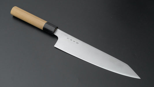 Hitohira KH roestvrij Kiritsuke Gyuto 210 mm Ho houten handvat (D-vorm)