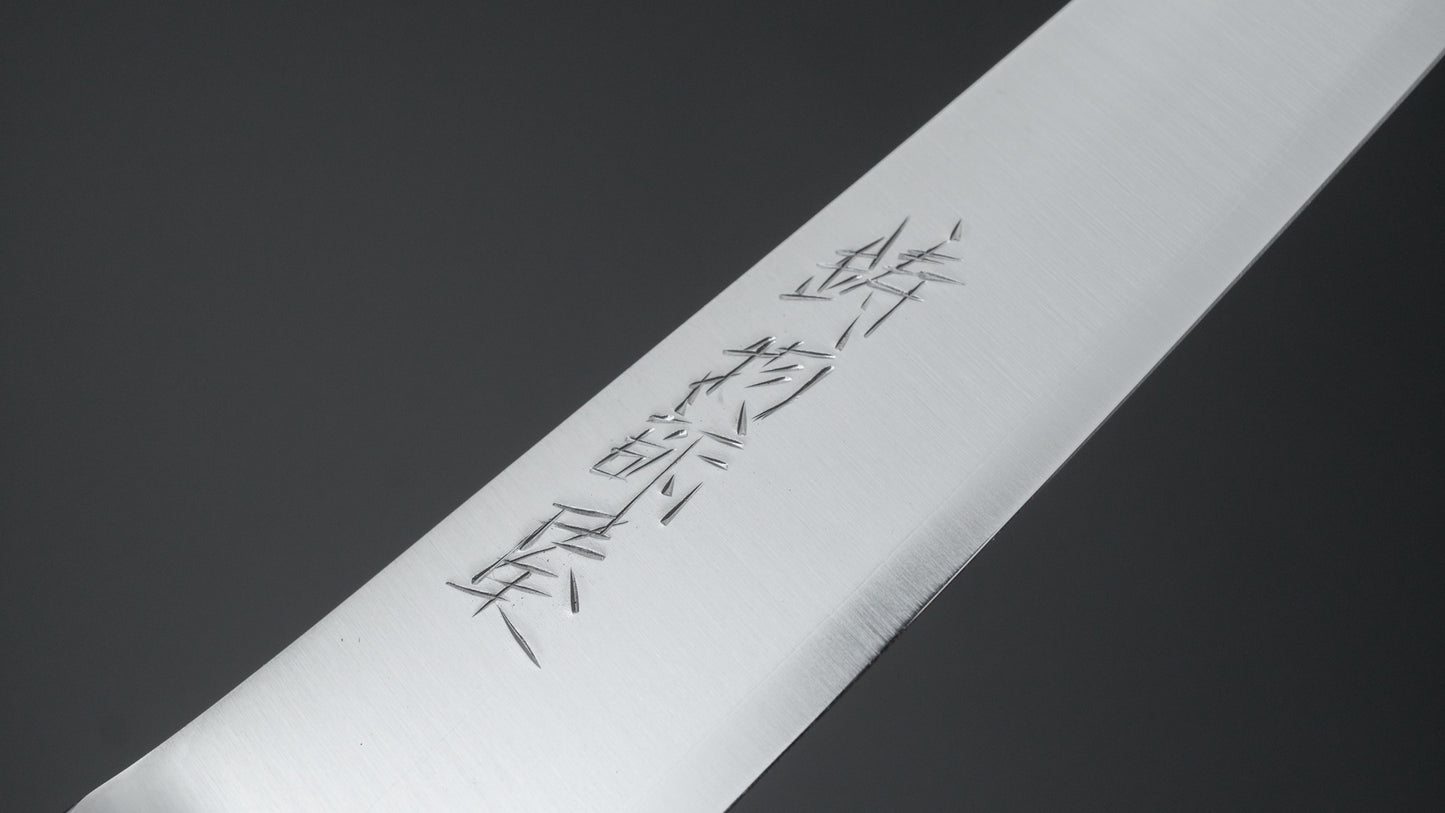 Hitohira Imojiya Blue #2 Stainless Clad Petty 150mm Pakka Handle