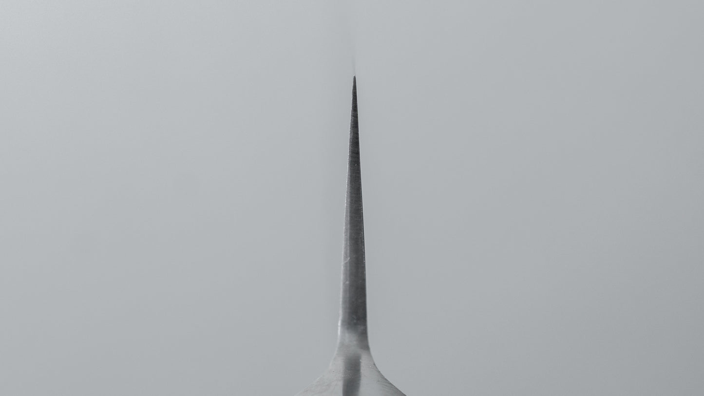 Hitohira Imojiya Blue #2 Stainless Clad Petty 150mm Pakka Handle