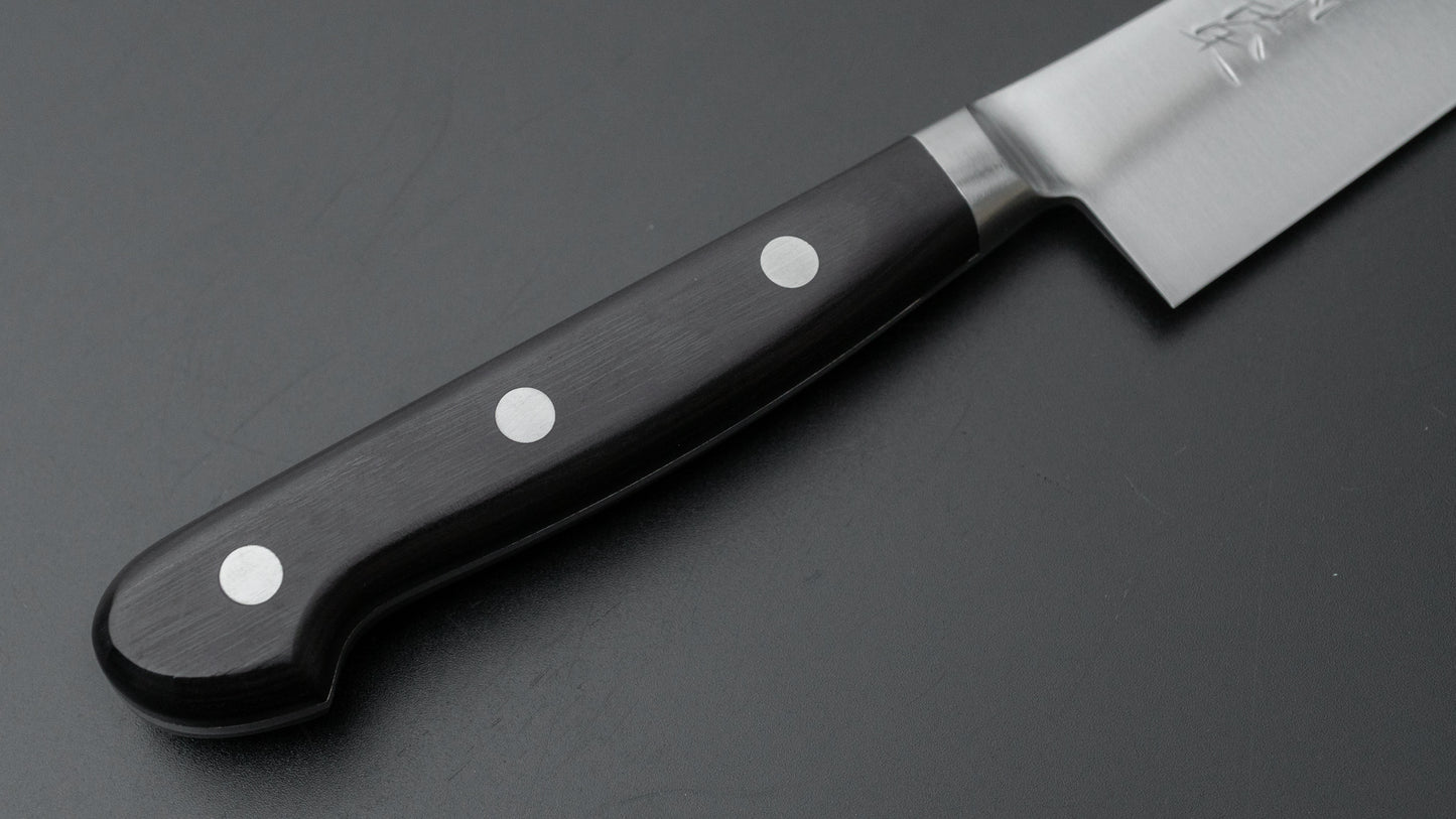 Hitohira Imojiya Blue #2 Stainless Clad Petty 150mm Pakka Handle