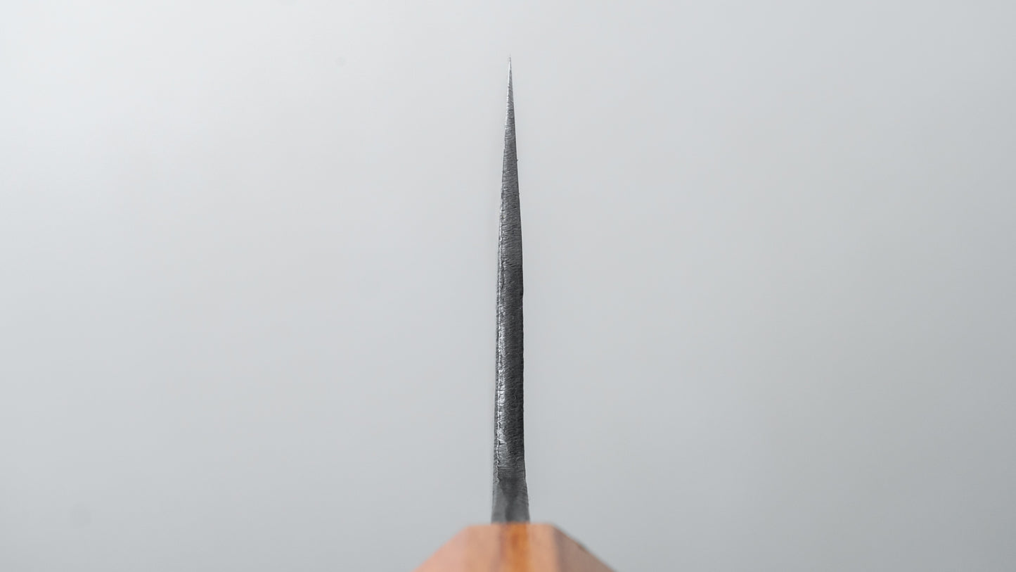 Ajikataya White #2 Nashiji Damascus Gyuto 210mm Keyaki Zelkova Handle