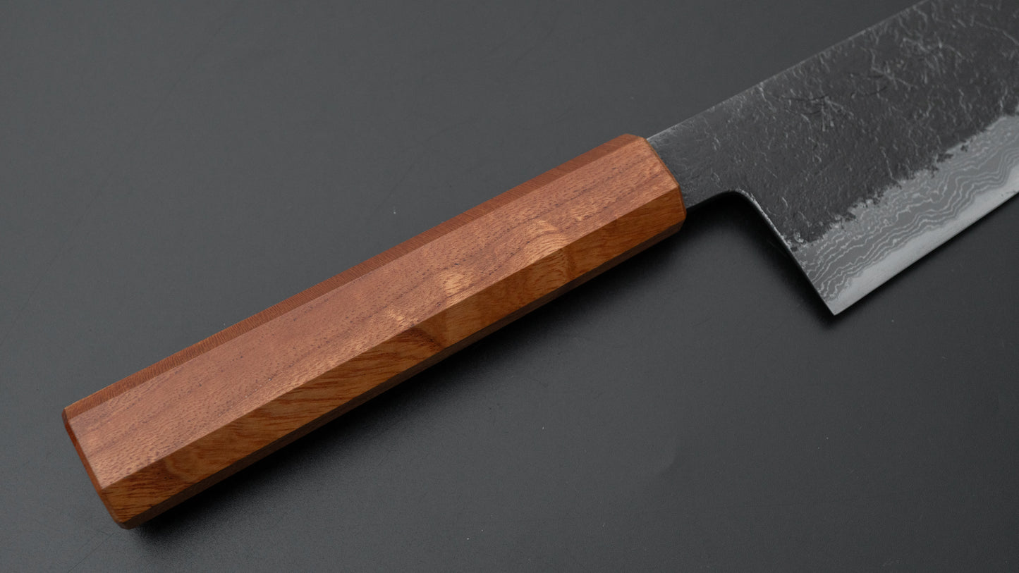 Ajikataya White #2 Nashiji Damascus Gyuto 210mm Keyaki Zelkova Handle