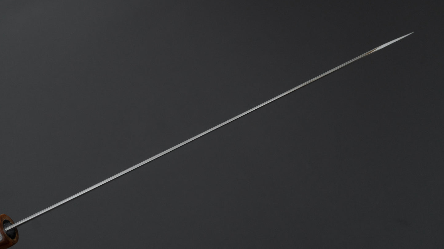 Hitohira Togashi White #1 Sanbonsugi Mizu Honyaki Gyuto 240mm Taihei Makassar Ebony Handle (#127/ Saya)