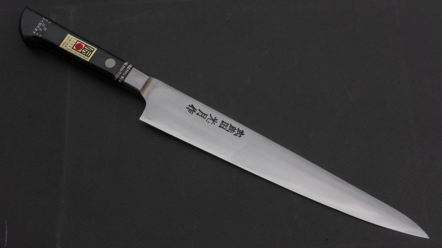 Kogetsu Carbon Sujihiki 240mm Pakka Handle