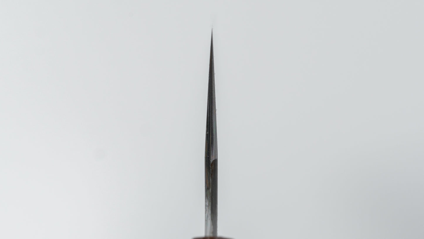 Hitohira Togashi White #1 Sanbonsugi Mizu Honyaki Gyuto 240mm Taihei Makassar Ebony Handle (#127/ Saya)