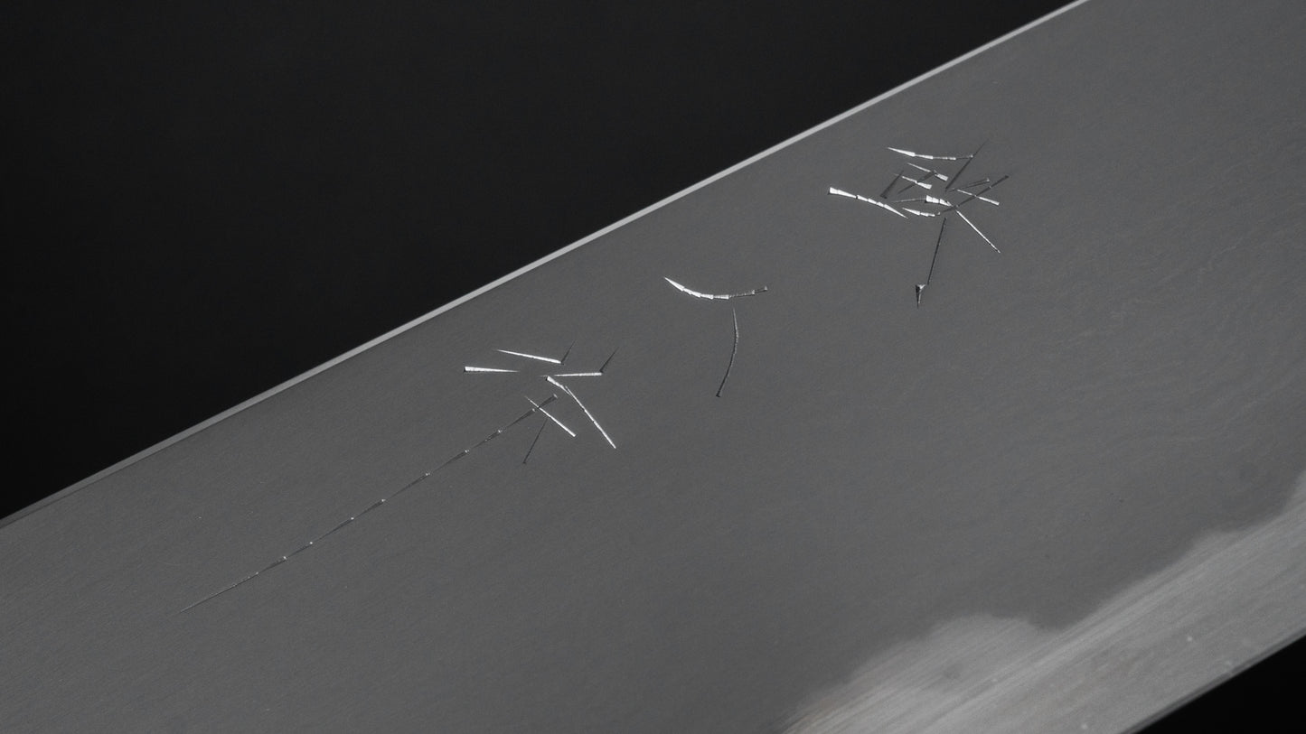 Tetsujin Blue #2 Kasumi Kiritsuke Gyuto 240 mm Ho houten handvat