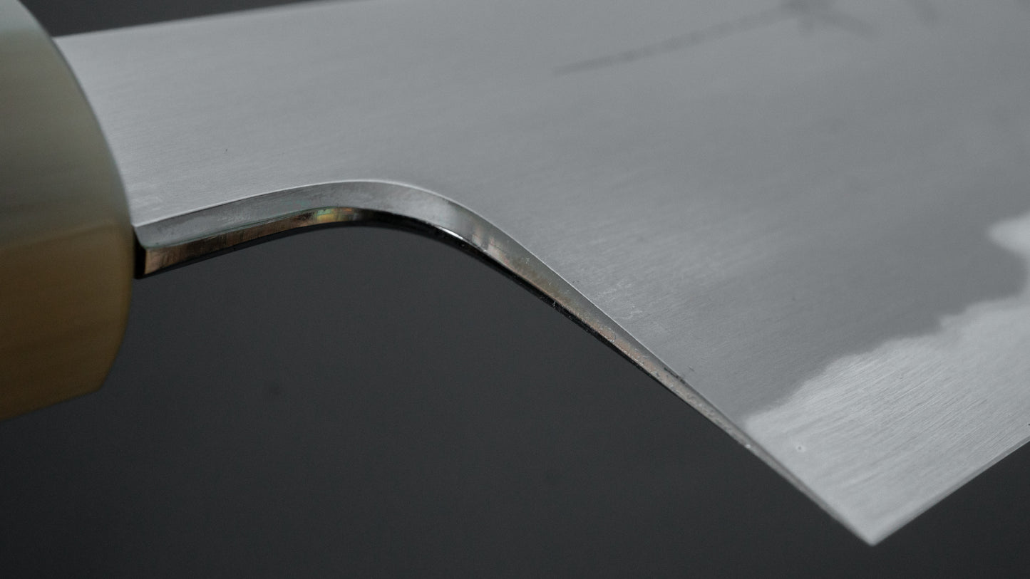 Tetsujin Blue #2 Kasumi Kiritsuke Gyuto 240 mm Ho houten handvat