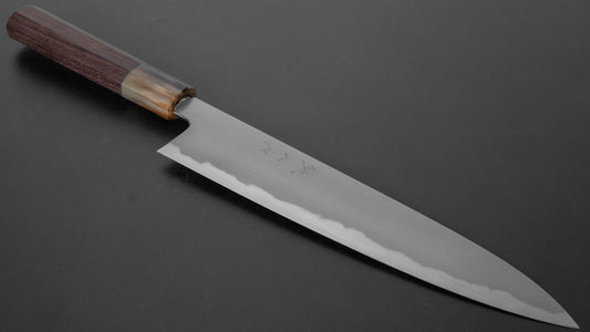Tetsujin Blue #2 Kasumi Gyuto 240 mm Taihei palissander handvat