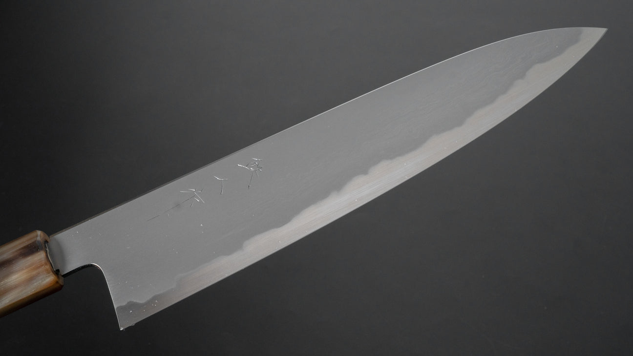 Tetsujin Blue #2 Kasumi Gyuto 240mm Taihei Rosewood Handle