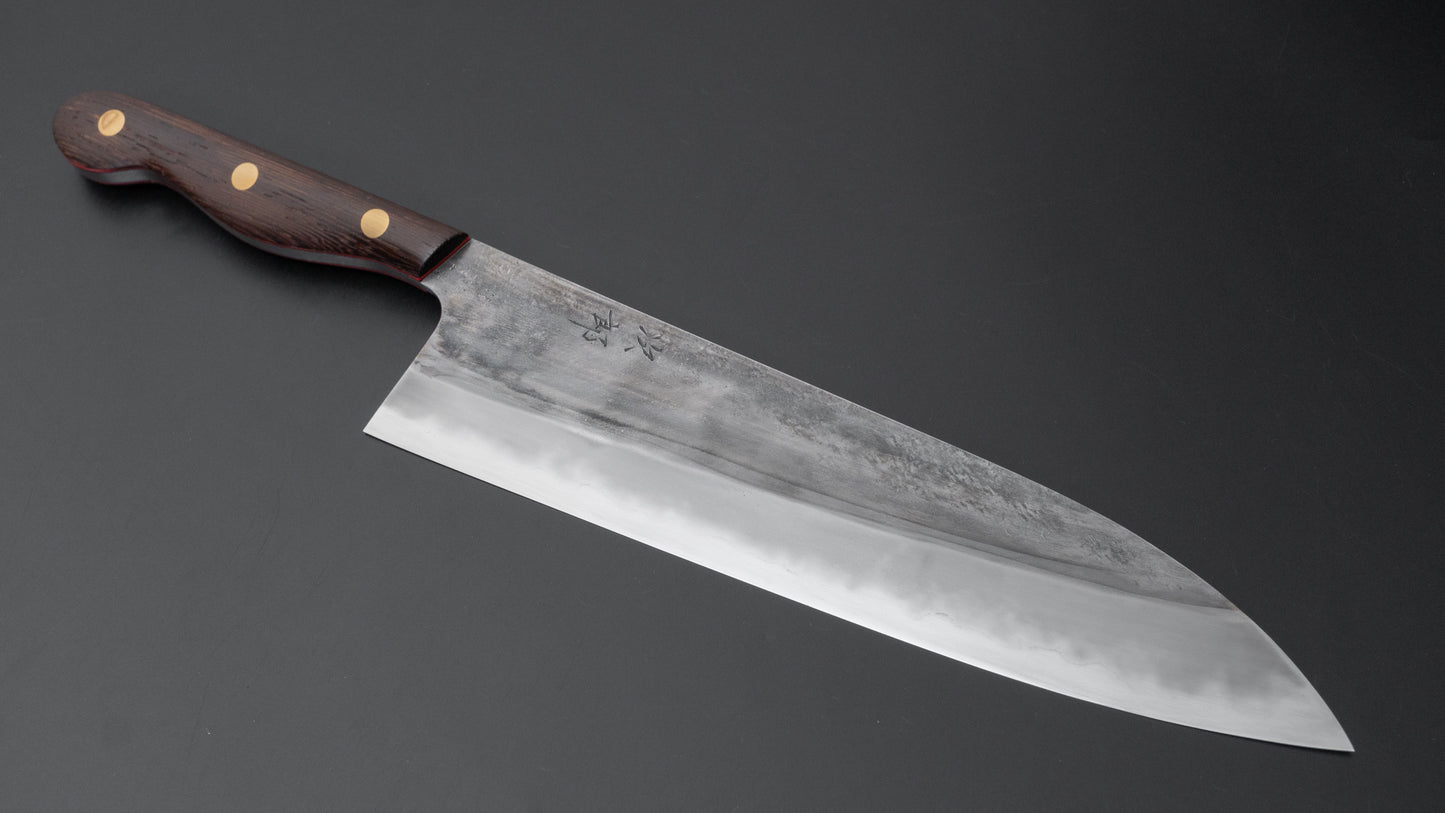 Jiro Tsuchime Yo Gyuto 255 mm Tagayasan-handvat (#518)