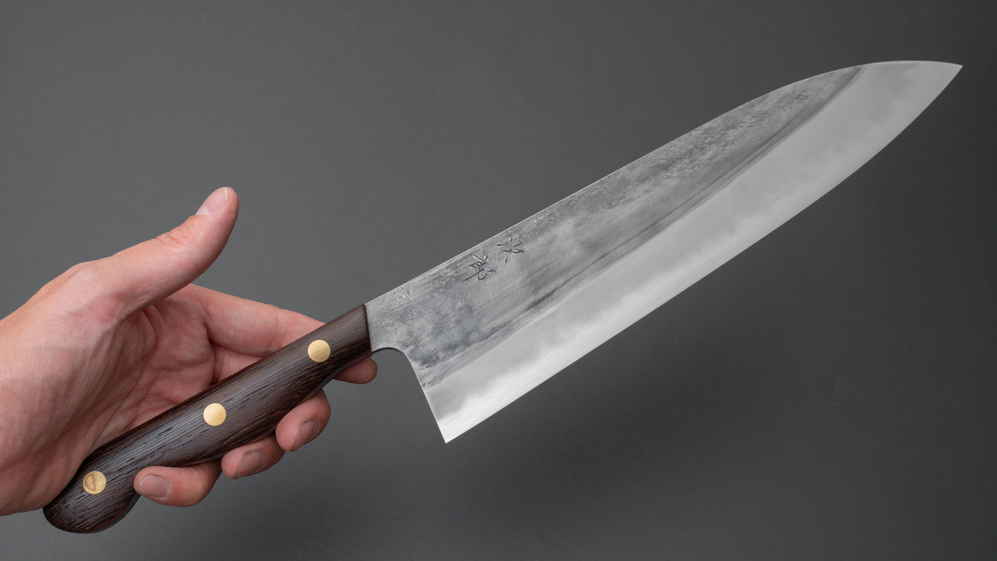 Jiro Tsuchime Yo Gyuto 255 mm Tagayasan-handvat (#518)