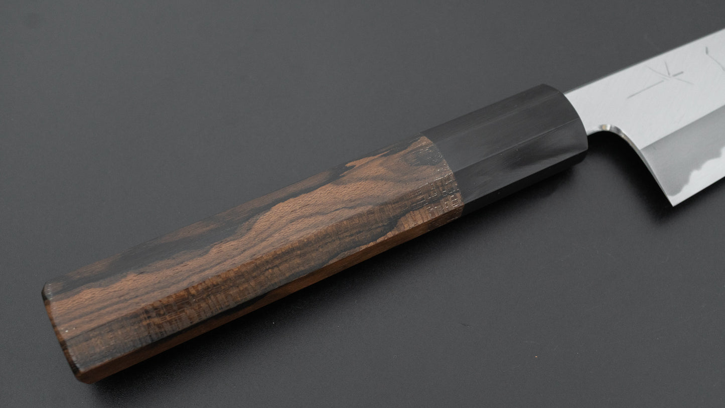 Hitohira Tanaka Kyuzo Blue #1 Migaki Petty 165mm Ziricote Handle