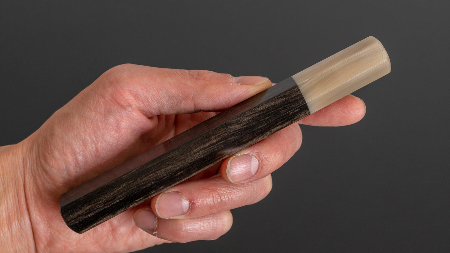 Taihei aangepaste ebbenhouten achthoekige handgreep (Gyuto 240 mm en 270 mm / Yanagiba 300 mm)