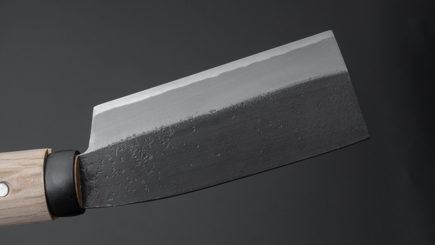 Ajikataya Kurouchi Bijl 105 mm eiken handvat (dubbele schuine kant) 