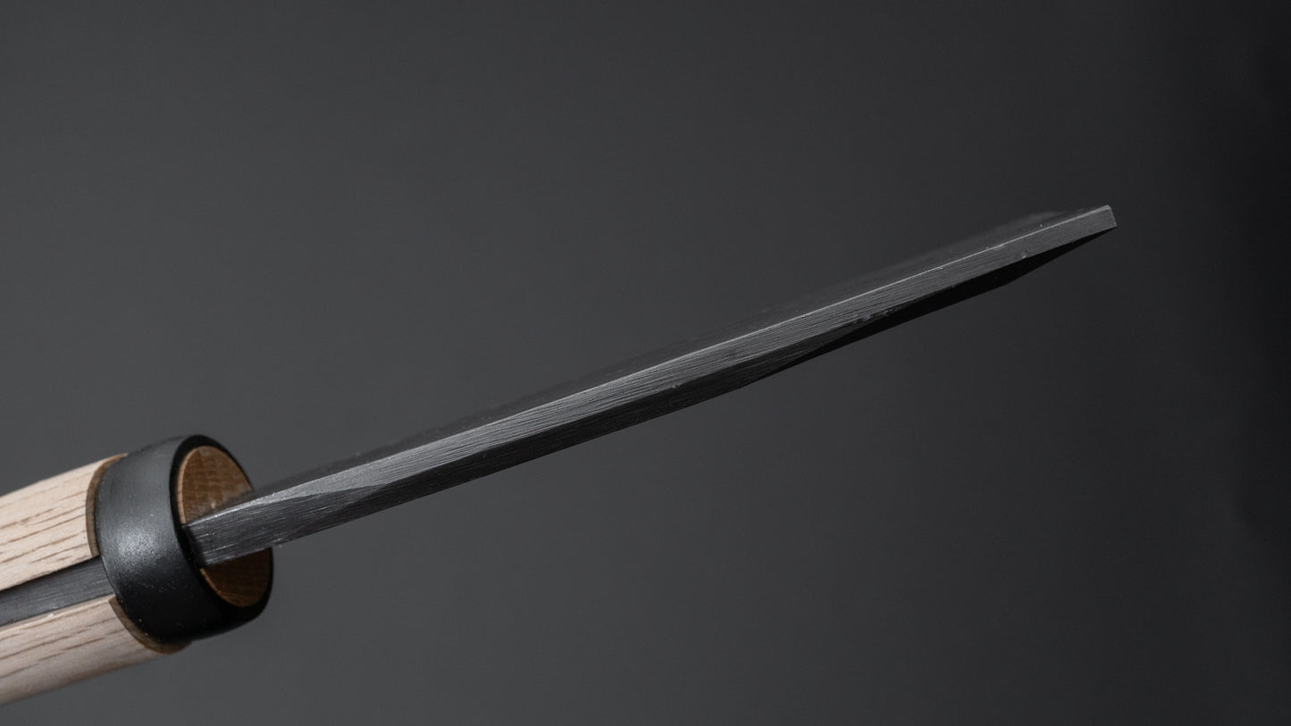 Ajikataya Kurouchi Bijl 105 mm eiken handvat (dubbele schuine kant) 