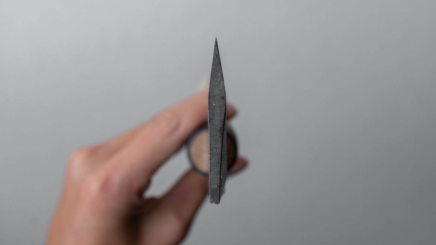 Ajikataya Kurouchi Bijl 105 mm eiken handvat (dubbele schuine kant) 