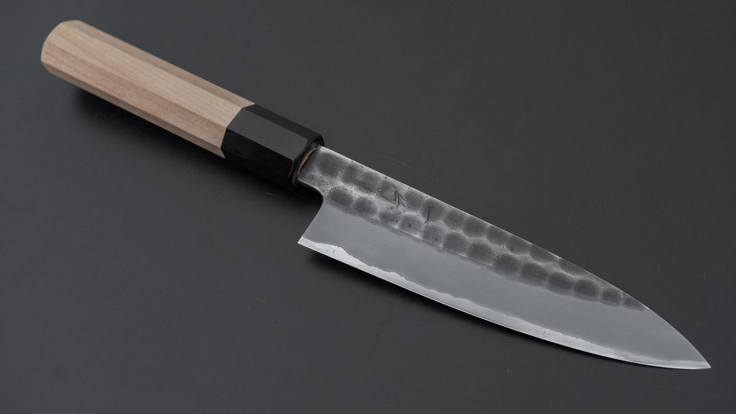 Hitohira Hinode Tsuchime White #2 Stainless Clad Petty 135mm Taihei Ho Wood Handle