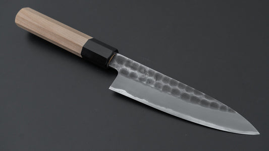 Hitohira Hinode Tsuchime White #2 Stainless Clad Petty 135mm Taihei Ho Wood Handle