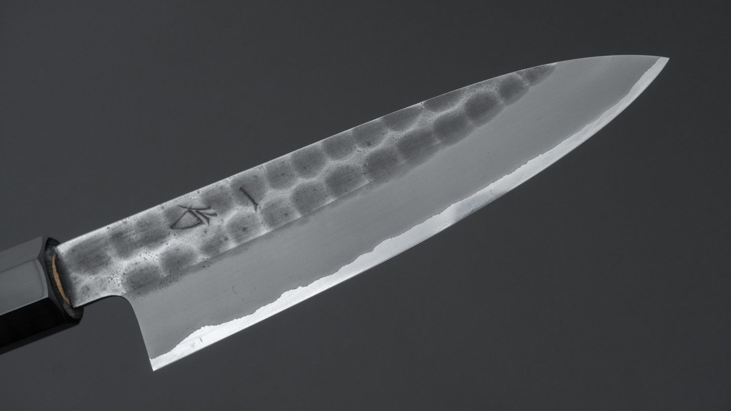 Hitohira Hinode Tsuchime White #2 Stainless Clad Petty 135mm Taihei Ho Wood Handle