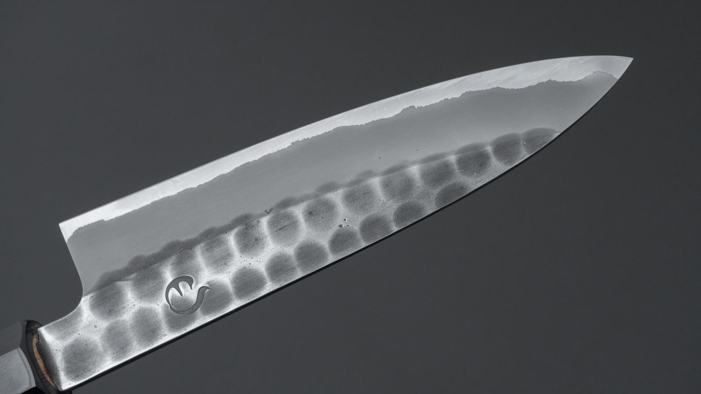 Hitohira Hinode Tsuchime White #2 Stainless Clad Petty 135mm Taihei Ho Wood Handle