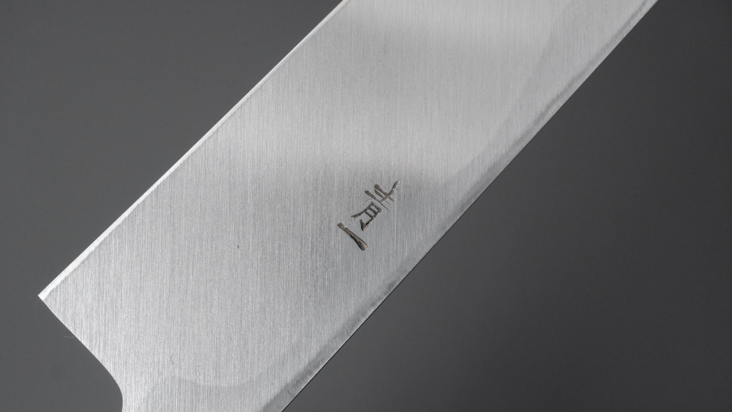 Hitohira Tanaka Manzo Blue #1 Yanagiba 210mm Ho Wood Handle (D-Shape/ Saya)