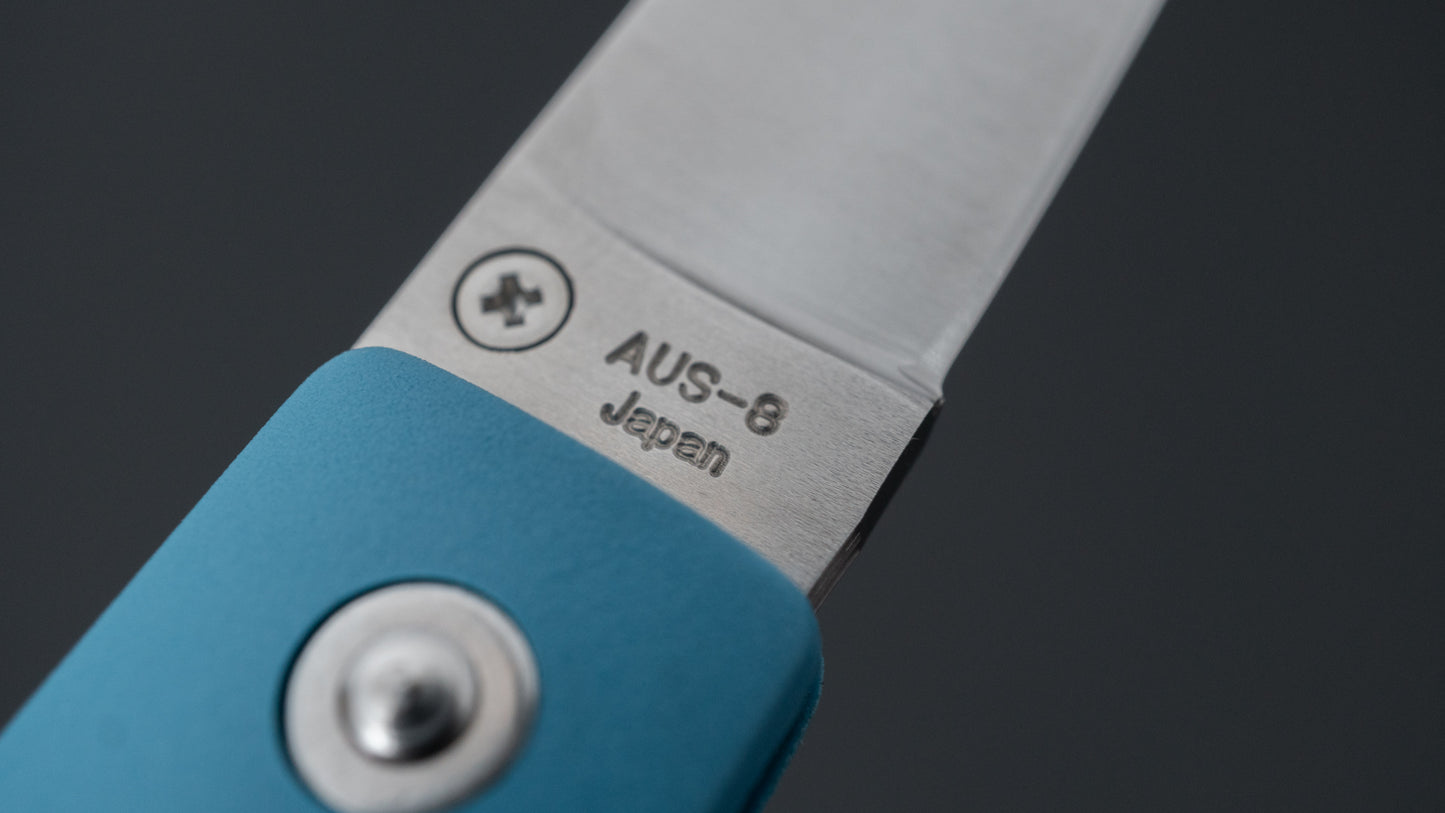 MOKI Coupe Folding Knife Grilon Handle (Grayish Blue)