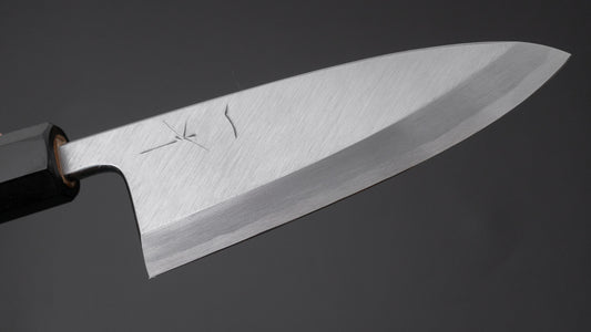 Hitohira Tanaka Manzo White #2 Deba 120mm Ho Wood Handle (Saya)