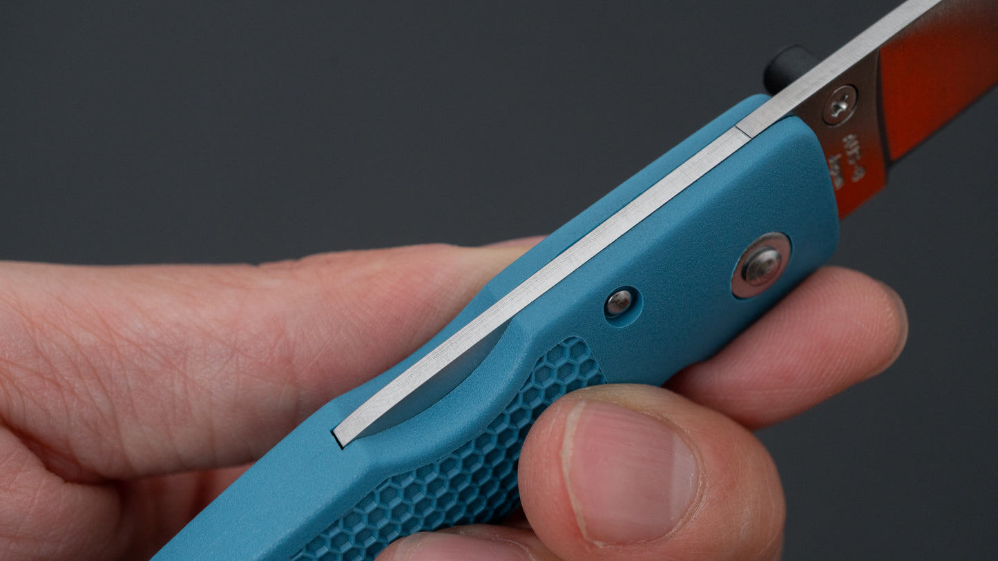 MOKI Coupe Folding Knife Grilon Handle (Grayish Blue)