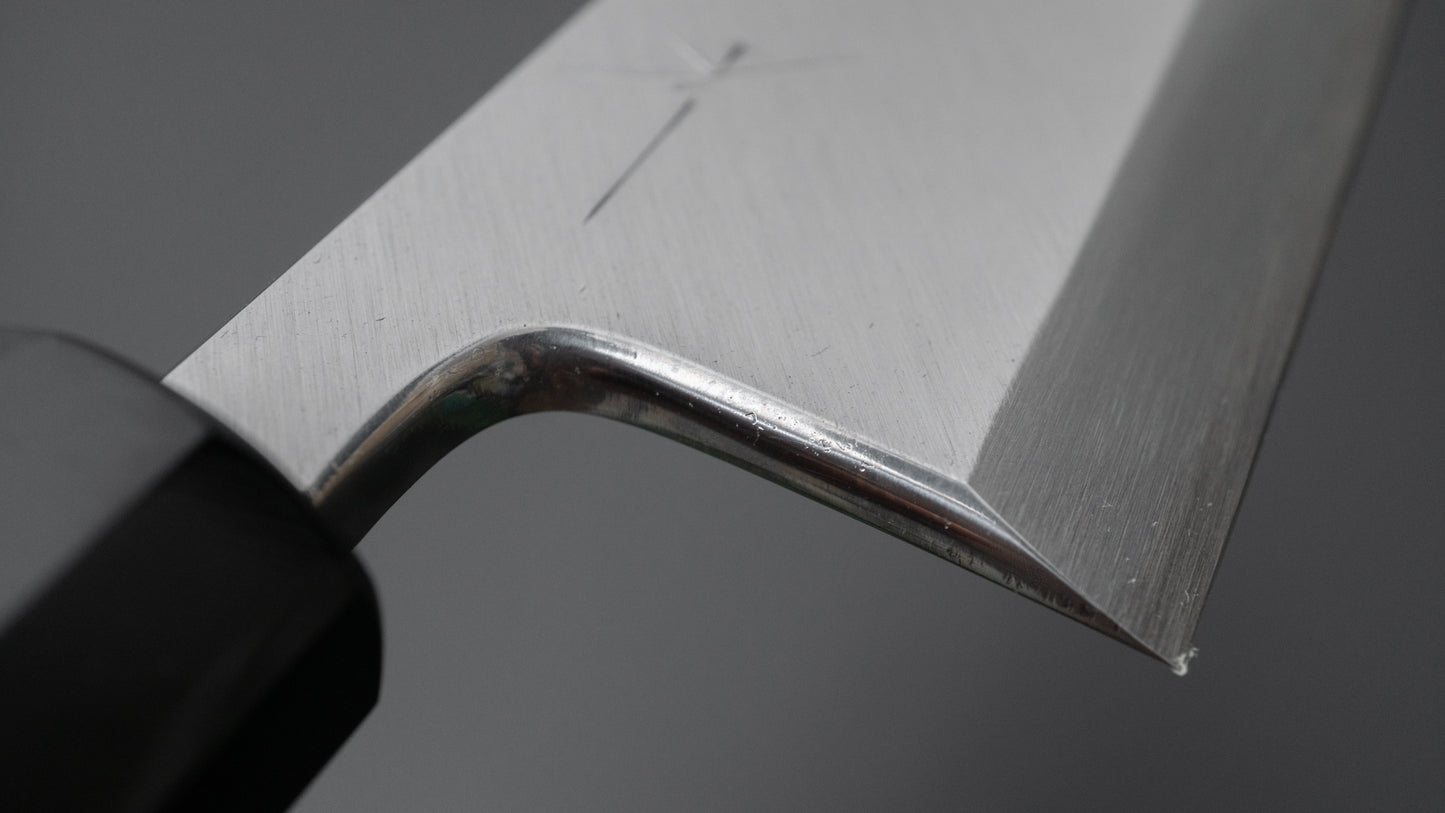 Hitohira Tanaka Manzo White #2 Deba 120mm Ho Wood Handle (Saya)