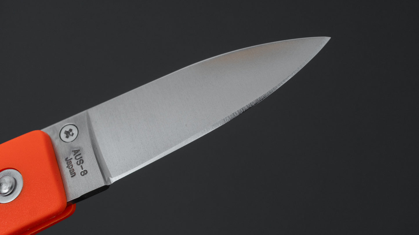 MOKI Coupe Folding Knife Grilon Handle (Rescue Orange)