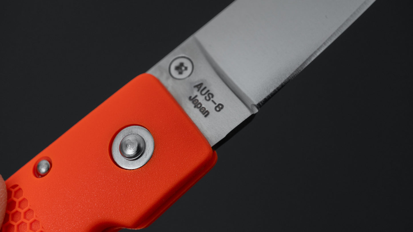 MOKI Coupe Folding Knife Grilon Handle (Rescue Orange)