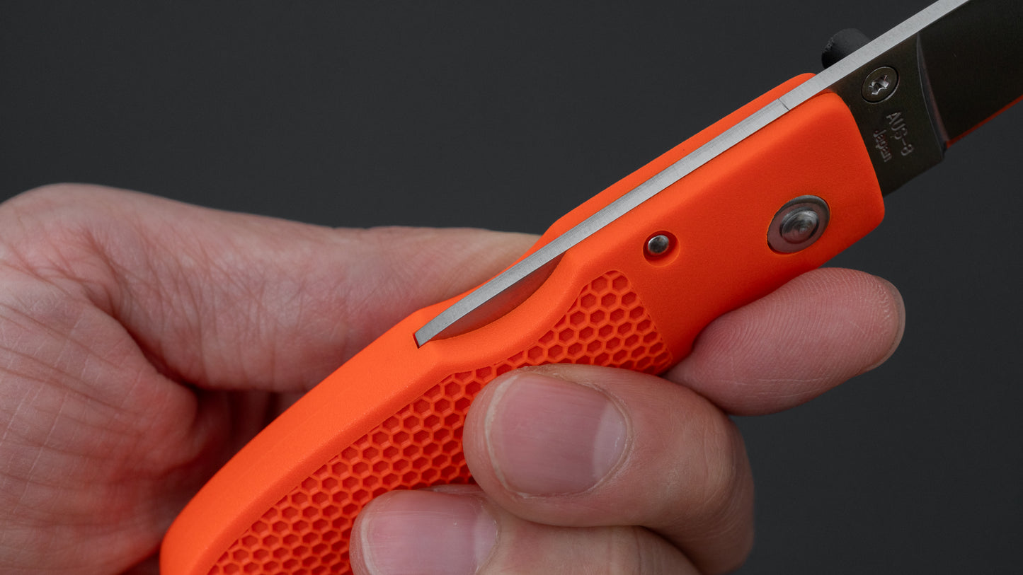 MOKI Coupe Folding Knife Grilon Handle (Rescue Orange)